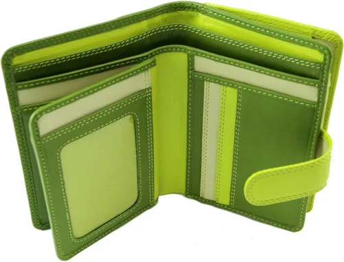 Vista 5 de Visconti Fiji - Monedero para mujer, Azul, Billetera plegable