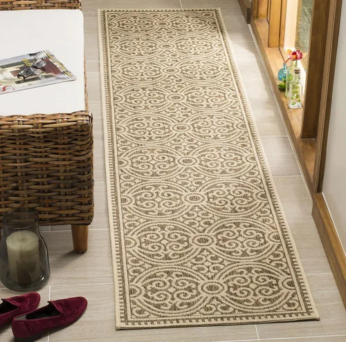 Vista 15 de SAFAVIEH Alfombra lavable para exteriores Linden Collection - 4 x 6 pies, aguamarina y crema, no desprende pelusa y fácil de limpiar, ideal