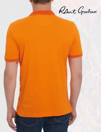 Vista 4 de Robert Graham Polo Lucifer para hombre 100 algodón