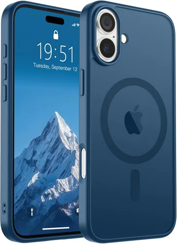 Vista 251 de SUPFINE Funda magnética para iPhone SE 2022 (3ª)/2020 (2ª), iPhone 8 (compatible con MagSafe) (protección contra caídas de grado militar), funda