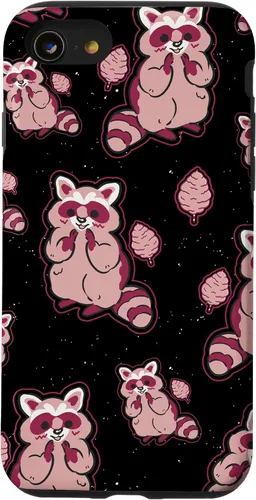 Vista 18 de Racoons Lover Carcasa con diseño de mapache para iPhone 17