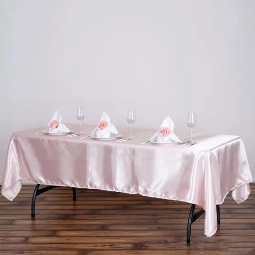 Vista 12 de BalsaCircle Mantel rectangular de satén negro de 60 x 102 pulgadas para bodas, fiestas, recepciones, eventos, cocina, comedor