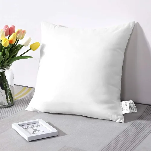 Vista 4 de OTOSTAR Insertos de almohada impermeables de alta calidad, paquete de 1 cojín cuadrado para jardín, banco, patio, rellenos de almohada decorativos 1