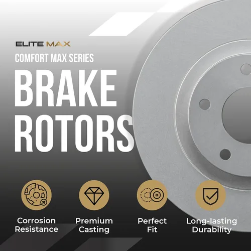 Vista 6 de Max Advanced Brakes Kit de freno trasero para Toyota Camry Serie ComfortMax