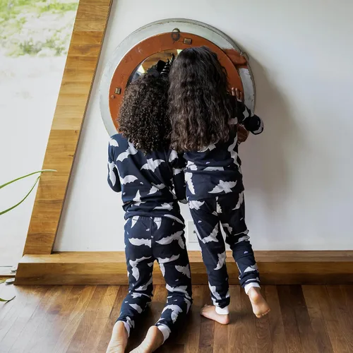 Vista 6 de Burt's Bees Baby - Conjuntos de pijamas de Navidad familiares a juego, de algodón orgánico, para niños, bebés, mujeres y adultos