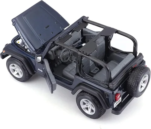 Vista 2 de Vehículo Maistom Jeep Wrangler Rubicon forjado, Azul metálico