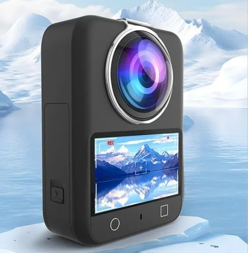 Vista 6 de Coyktonty - Protector de lente y lente para cámara DJI Osmo 360 II/Osmo 360, diseño de cierre a presión, dureza 9H de alta transmisión, resistente