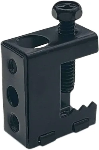Vista 7 de 50 abrazaderas de haz de 1/4" x 20 con anillos de brida roscados de 2" de diámetro, para cable de bajo voltaje soporte y sistema de gestión