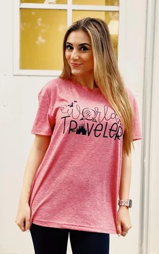 Vista 5 de Camiseta Believe in Magic para mujer camisetas de viaje del mundo lindas camisetas gráficas de hadas camisetas casuales de manga corta para niña