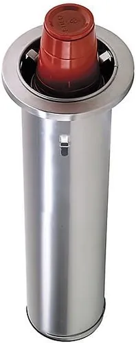 Vista 2 de DISPENSE-RITE ADJ-2F dispensador de tazas en mostrador, acero inoxidable ajustable, se adapta a 8 onzas. a 44 onzas. papel, plástico & espuma vasos