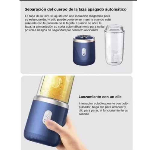 Vista 3 de MINI LICUADORA JUICE PORTATIL RECARGABLE