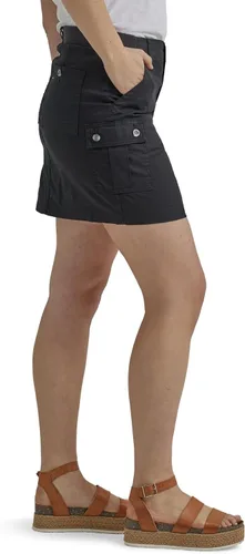 Vista 2 de Lee Ultra Lux Comfort con falda pantalón cargo flexible para mujer