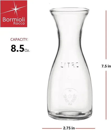 Vista 2 de Bormioli Rocco Jarra de vino Misura, 8 1/2 onzas