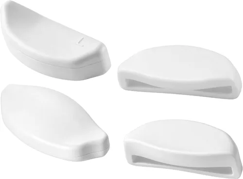 Vista 24 de Mryok Replacement Nose Pieces Nose Pads for Oakley Frogskins Range/Hybrid/HSTN/Top Knot/Frogskins Range XL Sunglass - Options 1 par negro - ajuste