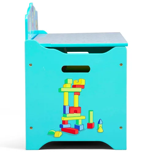 Vista 5 de Delta Children - Caja de juguetes de lujo Bluey Azul