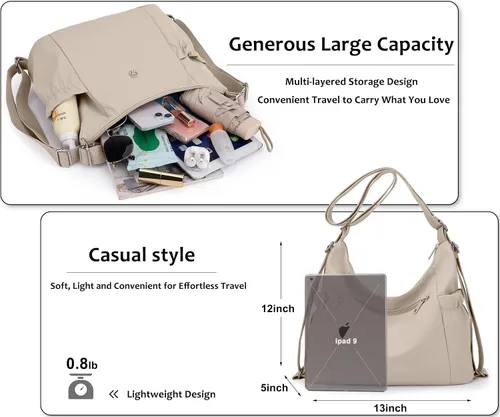 Vista 4 de Mochila Tote Bolso Bandolera de Pana para Mujer, Bolsos de Hombro Convertibles, Bolso de Mano de Diseñador para Universidad, Trabajo