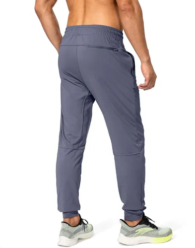 Vista 3 de G Gradual Pantalones deportivos para hombre con bolsillos con cierre y pantalones deportivos para correr y entrenar