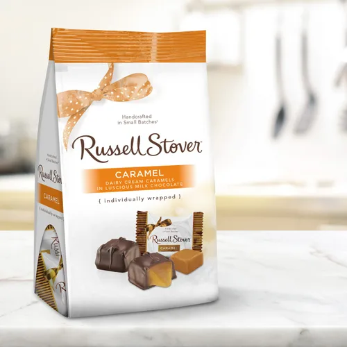 Vista 5 de Caramelos de chocolate con leche, bolsa de 6 onzas