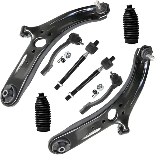 Vista 45 de Detroit Axle - Kit de brazos de control de extremo de 8 piezas para Toyota 2001-2003 Highlander 2002-2003 Camry Lexus ES300, 2 conjuntos de brazos