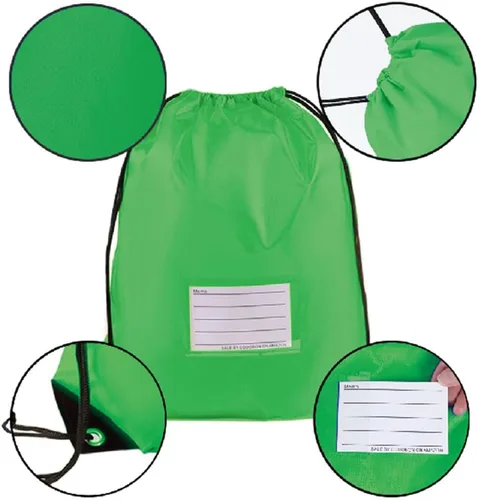 Vista 36 de CODOBON Paquete de 20 bolsas con cordón, mochila de cuerda de dibujo a granel, bolsa de bricolaje para gimnasio, deportes, bolsa para mujeres