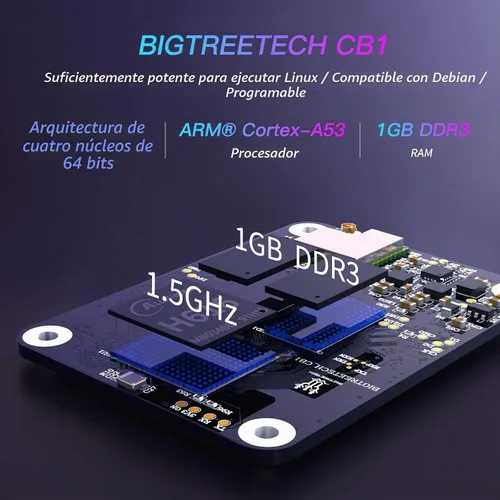 Vista 7 de BIGTREETECH Manta E3EZ + CB1 V2.2 + 5 piezas EZ2209 Kit de soporte para correr Klipper Firmware Kit de placa de control silencioso para impresoras