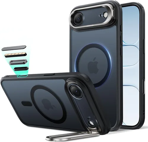 Vista 69 de ESR Funda para iPhone 13 Pro, compatible con MagSafe, protección de grado militar a prueba de golpes, soporte de anillo de cámara integrado, funda