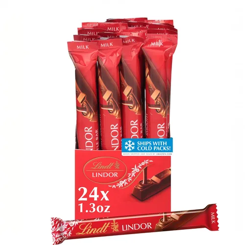 Vista 58 de Lindt Lindor - Trufas de chocolate extra oscuro 60 %, caramelo de chocolate negro con centro de trufa suave y derretida, ideal para regalar, 5.1