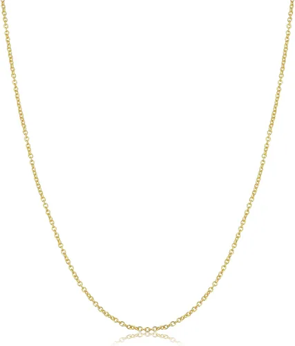 Vista 8 de Kooljewelry Cadena elegante para mujer, collar de cadena de cable relleno
