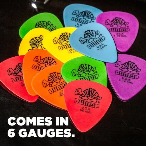 Vista 7 de Jim Dunlop Tortex Standard Pick .50MM - Paquete de 12