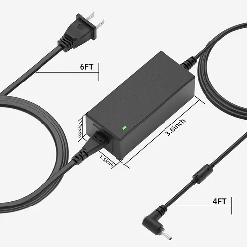 Vista 5 de ZOZO Cargador de 12V 2.2A 26W para Samsung Chromebook 2 3 303c 500c 501c 503c Xe303c12 Xe500c12 Xe500c13 Xe501C13 Xe503c12 Xe503c32 NP930X2 K ATIV