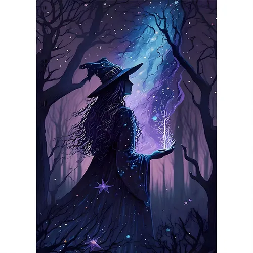 Vista 8 de SENQAO Kits de pintura de diamantes de calavera para adultos, amantes del cráneo de Halloween, bricolaje 5D pinturas de diamantes por números