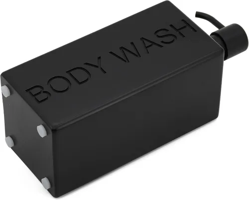 Vista 8 de dispensador rectangular de resina premium para cuarto de baño, para champú, acondicionador, loción corporal, diseño moderno recargable con bomba