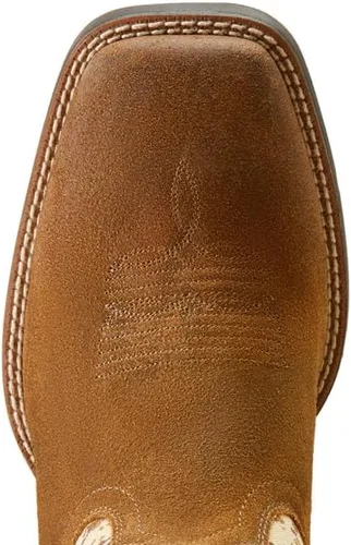 Vista 7 de Ariat - Botas deportivas para hombre, diseño de puntera redonda Gamuza moca antigua/estampado de camuflaje arena