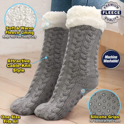 Vista 4 de Ontel Huggle Slipper Socks