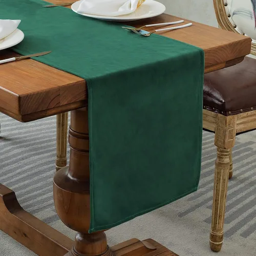 Vista 20 de BALCONY & FALCON Camino de mesa con borlas, lavable a máquina, caminos de mesa decorativos de lujo para el hogar para comedor, fiestas, banquetes