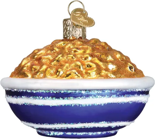 Vista 3 de Old World Christmas - Adornos: Alimentos varios hechos de vidrio soplado para árbol de Navidad