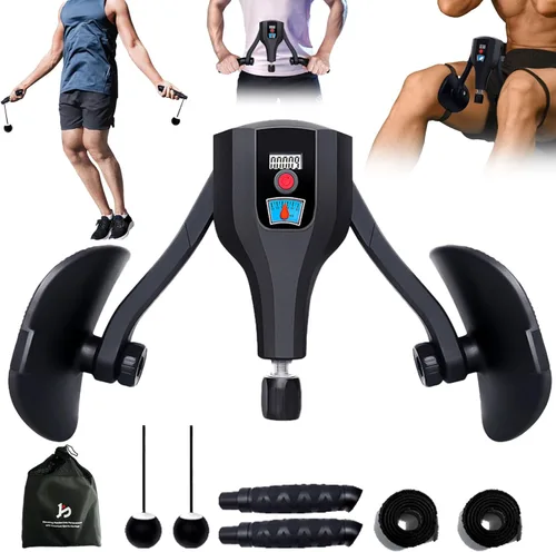 Vista 6 de Entrenador de muslos Pro de 0 a 132 libras de resistencia ajustable, ejercitador Kegel interior del muslo y suelo pélvico con asas de entrenamiento