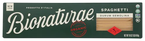 Vista 10 de Bionaturae Pasta orgánica, espaguetis, sin gluten, 12 onzas