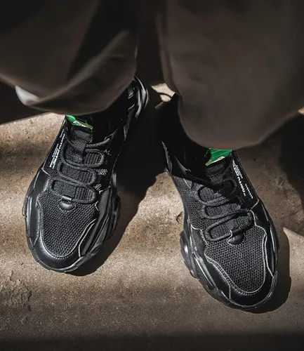 Vista 6 de SANNAX Zapatos deportivos de moda para hombre, zapatos para caminar, zapatos casuales de alta calidad para hombre