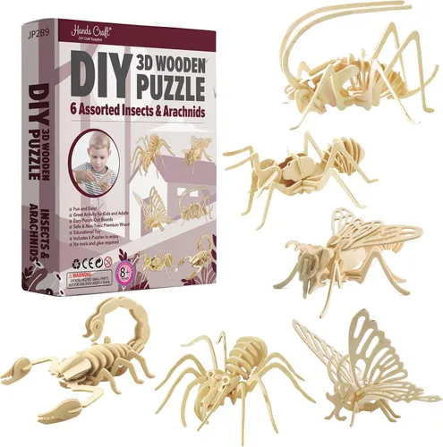 Vista 11 de Hands Craft - Juego de rompecabezas de madera 3D