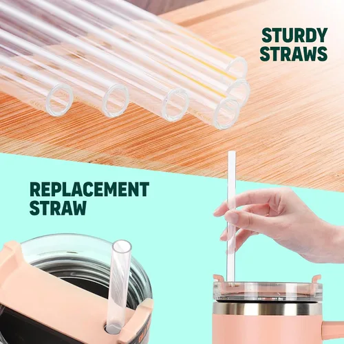 Vista 6 de Stanley - Paquete de 6 popotes de repuesto, vaso de 40 onzas / 30 onzas compatible con cepillos de limpieza Para 40oz/30oz