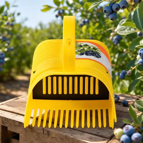 Vista 2 de Gralara Fruit Picker with Collection Chamber Sturdy Fruit Picker with Carrying Handle Easy to Clean for Orchards, Backyard Gardens