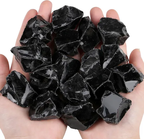 Vista 14 de QINJIEJIE Varias piedras de cristal en bruto 10 colores piedras de cristal curativas 1" piedras preciosas grandes a granel para voltear, cabinas