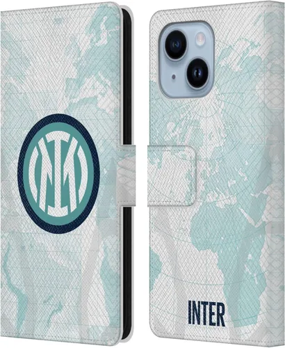Vista 84 de Head Case Designs Officially Licensed Inter Milan Away 2025/26 Crest Kit Leather Wallet Case Compatible with Apple iPhone 11