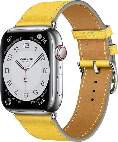 Vista 34 de LB1 - Correa de cuero para Apple Watch para mujeres y hombres, SE Ultra 2 de 1.575 in 1.732 in 1.811 in 1.654 in 1.772 in 1.614 in 1.496 in 1.929 in