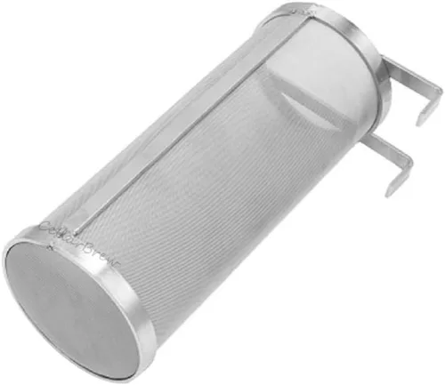 Vista 4 de Colador de araña de 300 micrones de 6 x 14 pulgadas para hervidor de filtro de cerveza casera