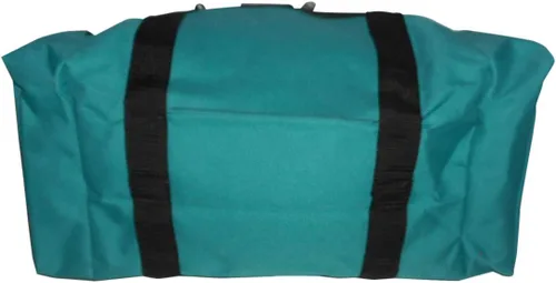 Vista 37 de Bolsa de lona triple grande con apertura en U, bolsillo frontal y dos compartimentos laterales, perfecta bolsa de cabina fabricada en Estados Unidos.