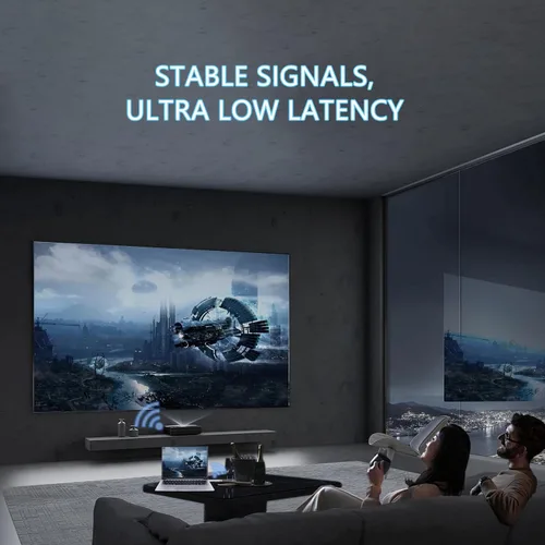 Vista 12 de Transmisor y receptor HDMI inalámbrico, salida de decodificación 4K 1080P, kit extensor inalámbrico HDMI portátil Plug&Play, soporte 5.8G/2.4G