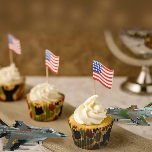 Vista 7 de ArtCreativity F-16 Fighter Jet Toy Set para niños – Paquete de 2 aviones de metal fundido a troquel F16 Fighting Falcon, jets militares de tracción