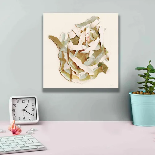 Vista 4 de Epic Graffiti Kamdon Kreations - Lienzo decorativo para pared, diseño giclée "Nested with Grace", 12 x 12 pulgadas